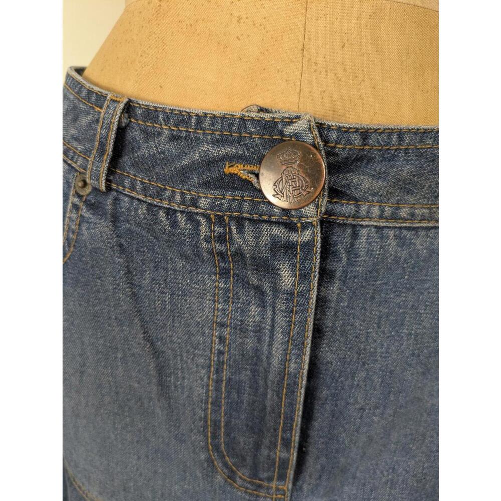 Y2K Plein Sud fringe denim skirt - Picture 3 of 9